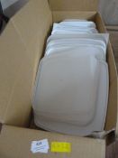 *Box of Tupperware Lids