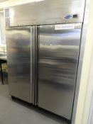 Blizzard Stainless Steel Double Door Upright Refrigerator BZLB2SS