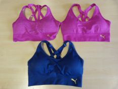 *Three Puma Size: M Sports Bras
