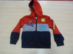 Marvel Spiderman Hooded Jacket Size: 3T