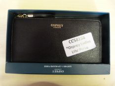 *Osprey London Leather 3/4 Zip Round Purse