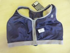 *Shock Absorber Zipped Plunge Sports Bra Size: 38D
