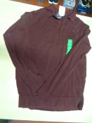 *Peter Worth Size: XL Burgundy Polo Shirt