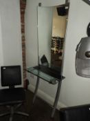 *Wella Mirror Back Contemporary Style Hair Stylist's Station