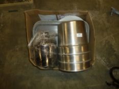 * plastic trays and ice buckets