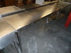* 2000w*650d*900h ss prep bench