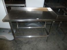 * 1500w*600d*905h ss prep bench