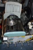 Electrical Items Including Four Slice Toaster, Bathroom Scales, Breville Sandwich Maker, etc.