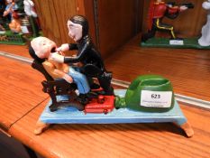 Reproduction Cast Iron Money Box - The Dentist