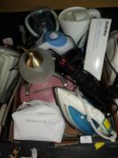 Electrical Items Including Irons, Jair Styler , Kettles, etc.