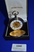 Mount Royal Pocket Watch with Visible Movement