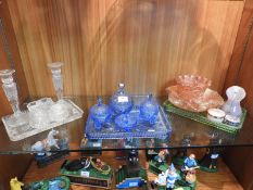 1930's Glass Dressing Table Set plus Carnival Glass, etc.