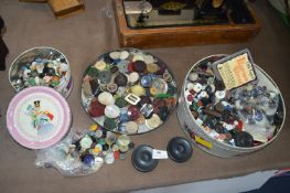 Two Vintage Quality Street Tins and Contents of Buttons