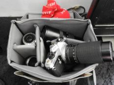 Pentax ME Super Camera plus Lenses, Case, etc.