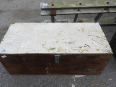 Wooden Toolbox and Contents