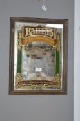 Reproduction Bailey's Irish Cream Pub Mirror