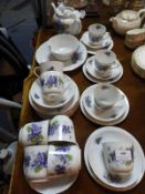 Czechoslovakian China Part Tea Set 33 Pieces
