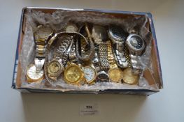 Box of Wristwatches Including Valentine, Xeon, Orlando, etc.