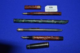 Vintage Fountain Pens with Gold Nibs (AF)