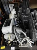 Electrical Items Including Food Processor, Toaster, Irons, etc.
