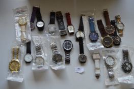 Large Box of Wristwatches Including Ben Sherman etc.