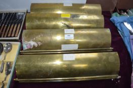 Four Brass Picture Lights