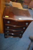 Four Drawer Serpentine Chest