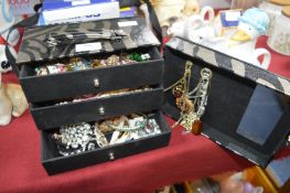 Travel Jewellery Box and Costume Jewellery