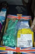 Twelve Pairs of Heavy Duty Rubber Gloves and Twenty pairs of Washing Up Gloves