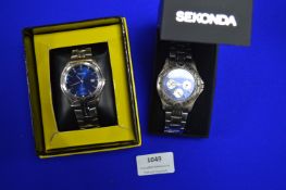 Sekonda and an Accurist Gents Wristwatches