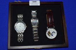 Three Copy Watches Omega, Cartier and Patek Phillipe
