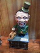 Reproduction Cast Iron Money Box - Stump Speaker