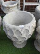 Garden Planter with Pineapple Design