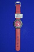Swatch Irony Pink Divers Watch with Aluminium Body