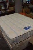 Double Divan with Silentnight Miracoil Mattress