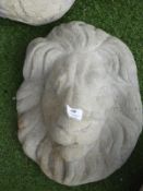 Lions Head Garden Ornament