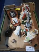 Pottery Figurines, Dogs, etc.