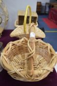 Four Wicker Baskets