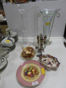 Aynsley and Masons Decorative China plus Glass Vases, etc.