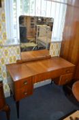Retro Mirrored Back Dressing Table