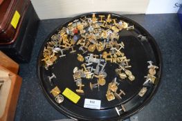 Tray of Gents Cufflinks