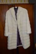 French Simulated Fur Coat Size: Medium