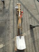 Bundle of Garden Forks and Spades