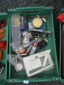 *Box Containing Assorted Plumbing Fittings, Ferules, Door Furniture, etc.