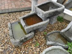 *Three Section Granite Waterfall