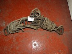*Pair of Antique Cast Iron Clothes Airer Ends
