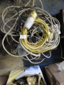 *Assorted 110v and 240v Extension Leads