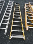 *Set of Eleven Tread Fiberglass Steps