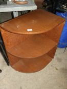 *Corner Cupboard in Oak Finish