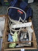 *Box Containing Extension Leads, Tool Bag, etc.